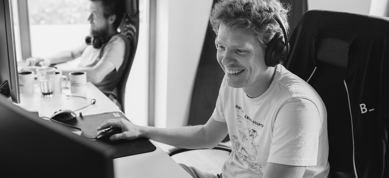 Bitnoise developers working at their desks