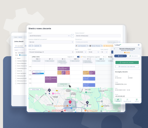 TaskForce Guru interface